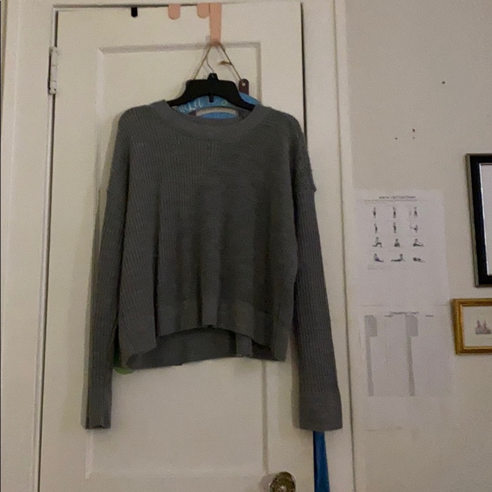 Gray sweater